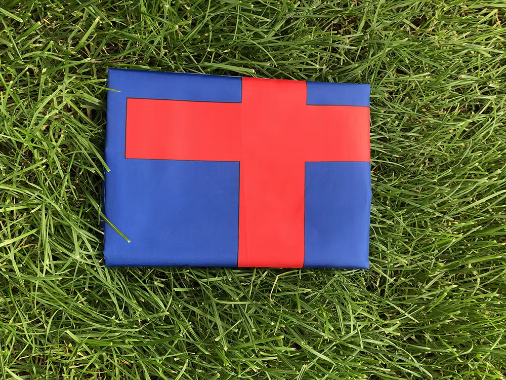 Bandera cristiana estandarte de Jesús para iglesia 90x150cm - imagen 5