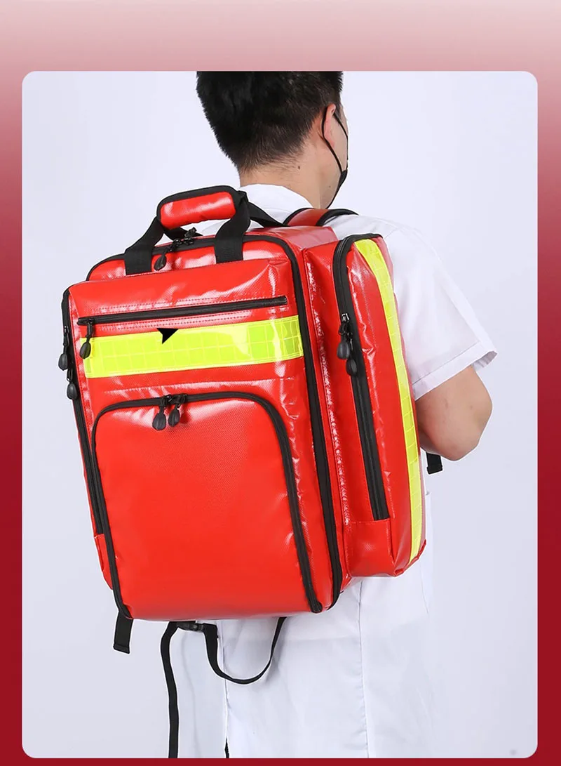 Bolsa táctica de primeros auxilios impermeable nylon PVC capacidad - imagen 4
