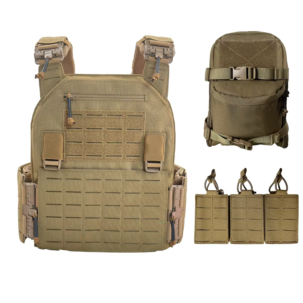 Chaleco táctico UT-ZH02 liberación rápida con hidratador MOLLE