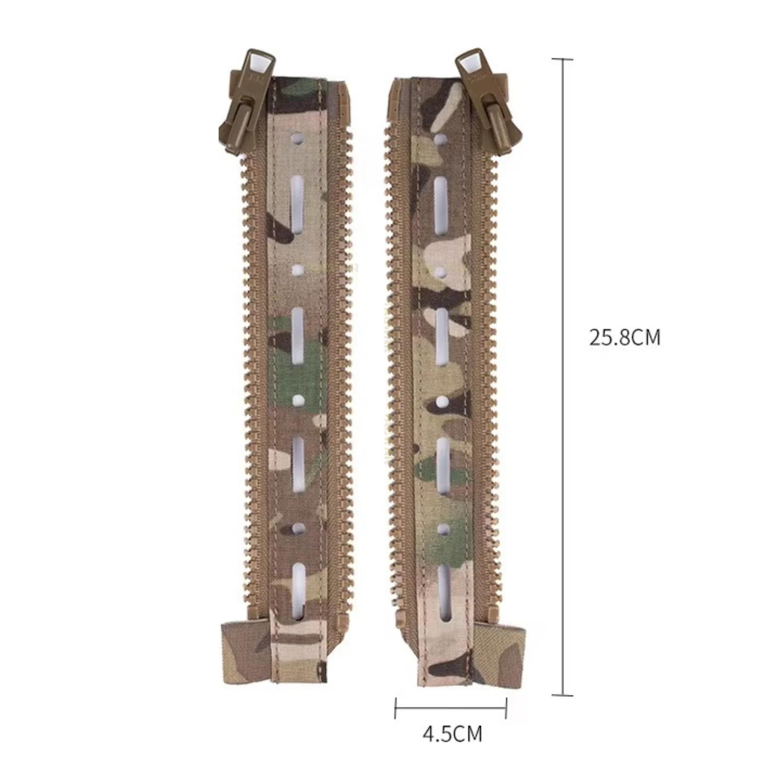 Adaptador táctico FCV5 con cremallera para panel trasero portaplacas - imagen 2