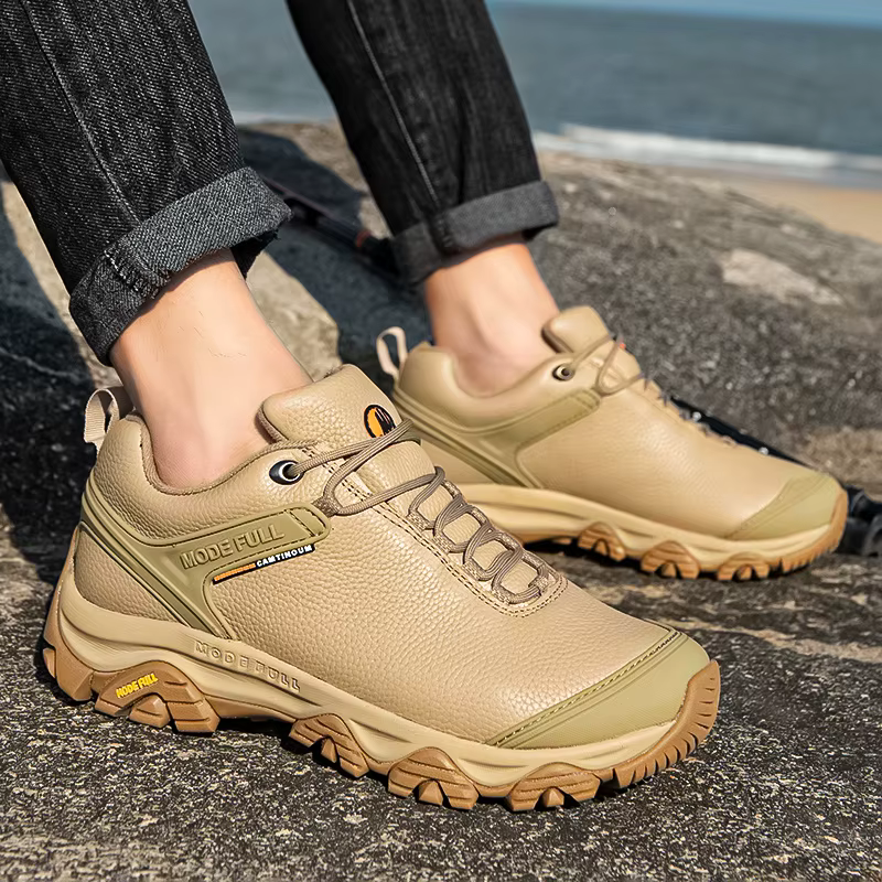 Botas de trekking impermeables cuero vaca hombre montaña invierno - imagen 4