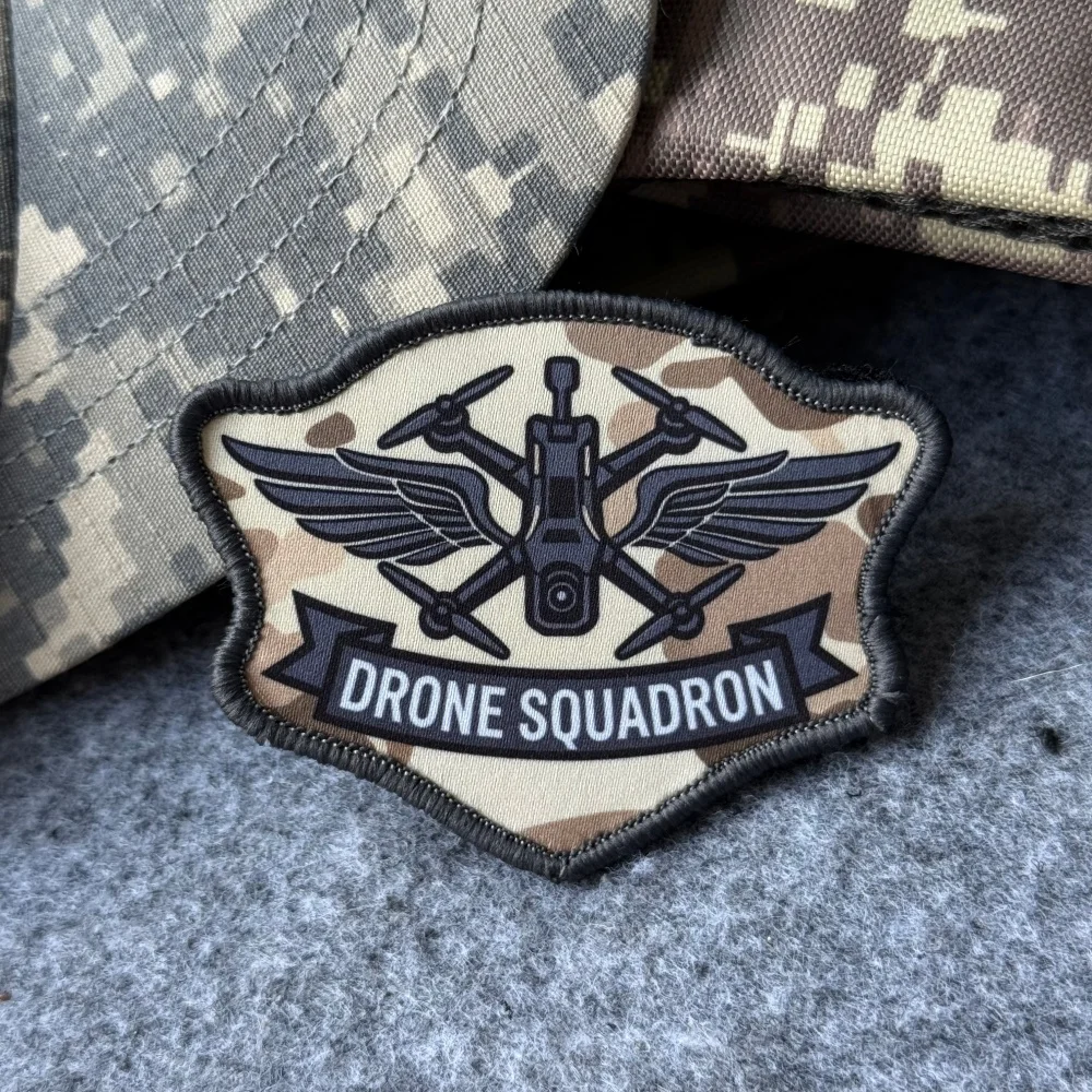 Parche táctico de escuadrón drones con velcro para UAV FPV - imagen 4