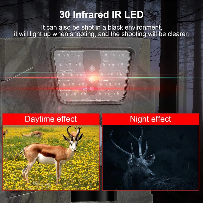 Cámara de visión nocturna impermeable para caza y vigilancia - imagen 4