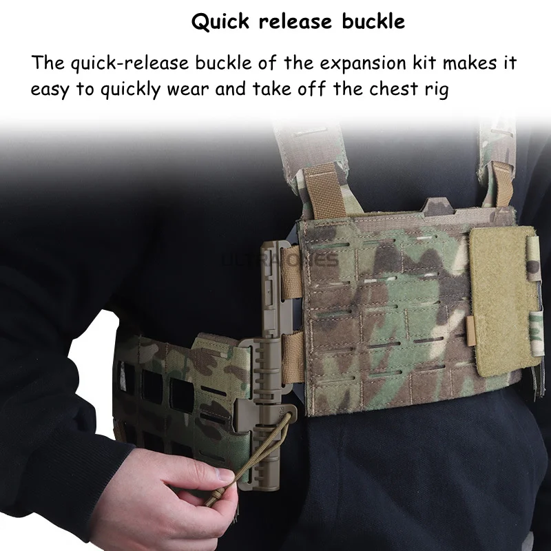 Arnés de Pecho Táctico MOLLE para Caza y Airsoft - imagen 5