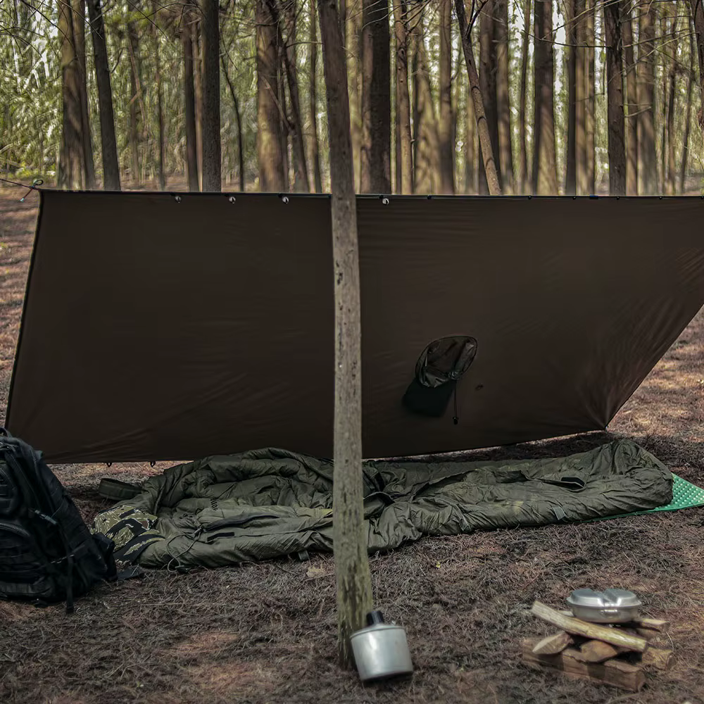 Emersongear BlueLabel Poncho táctico impermeable ligero Wind Rider - imagen 3