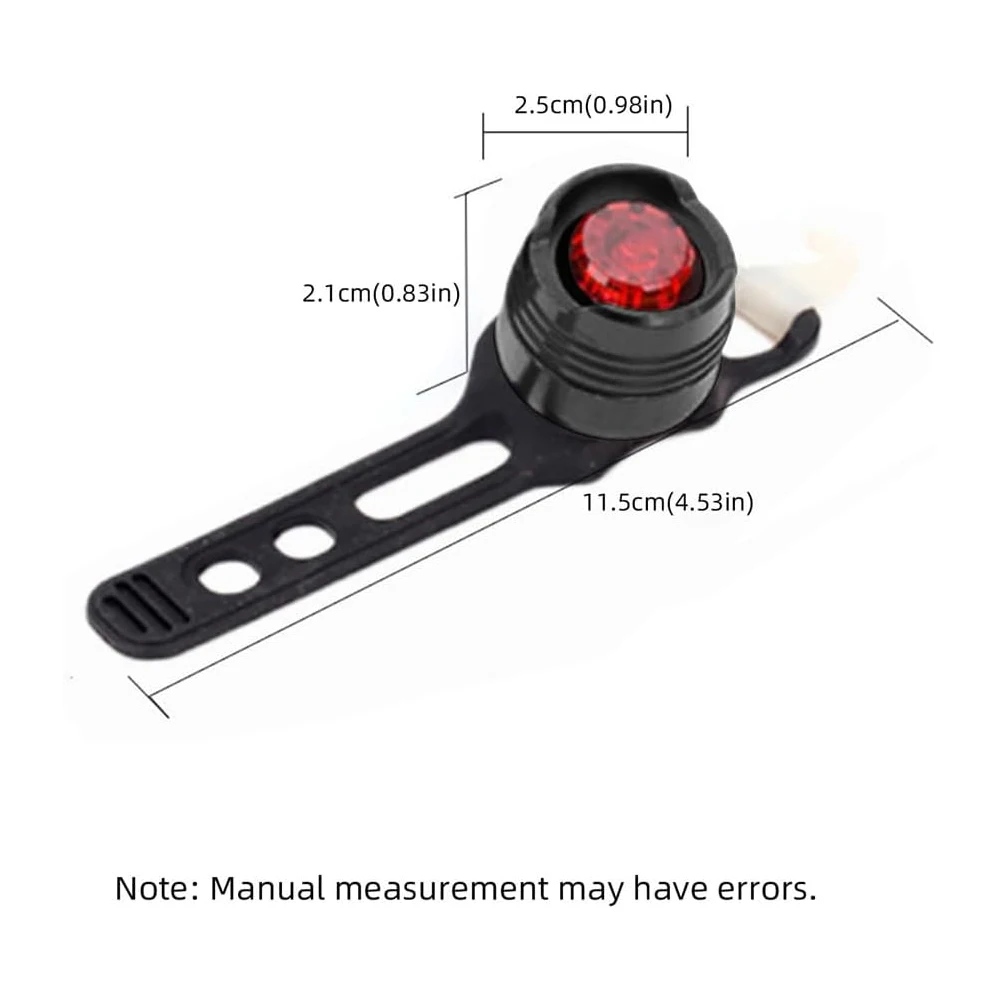 Luz trasera LED impermeable bicicleta de montaña carga USB - imagen 2
