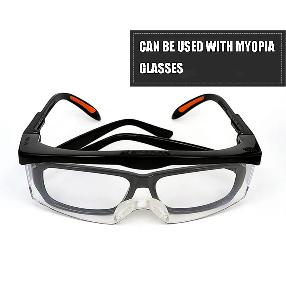 Gafas de protección antiimpactos antisalpicaduras lentes PC UV - imagen 4