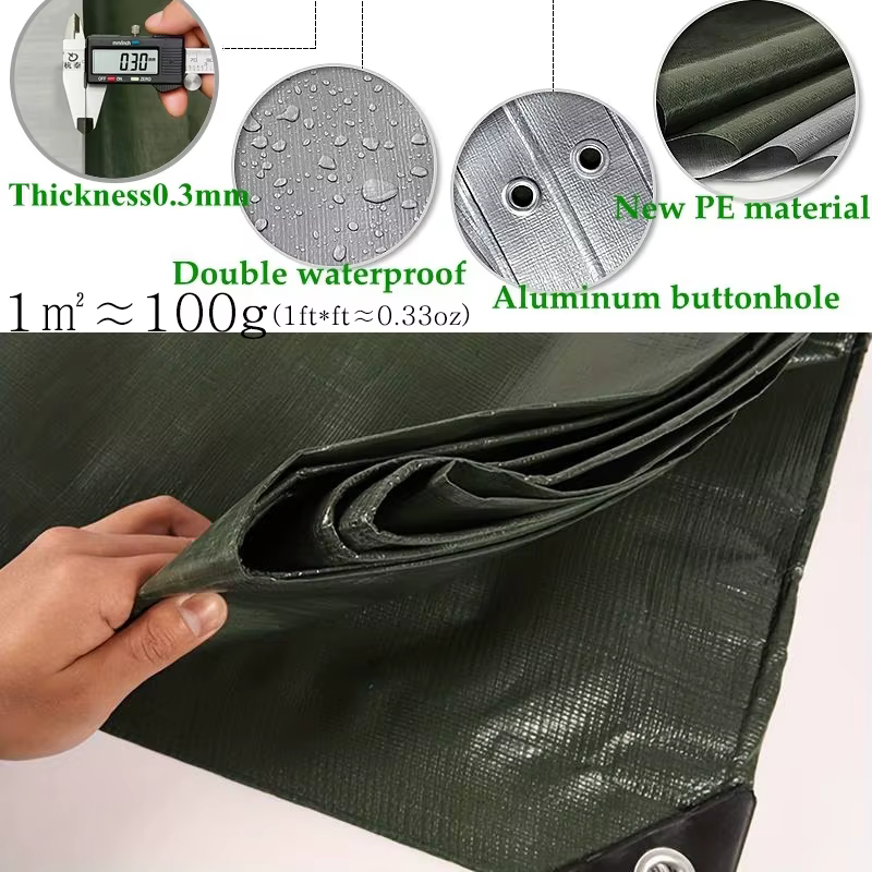 Lona impermeable camouflage 3x3m toldo resistente UV jardín exterior - imagen 3