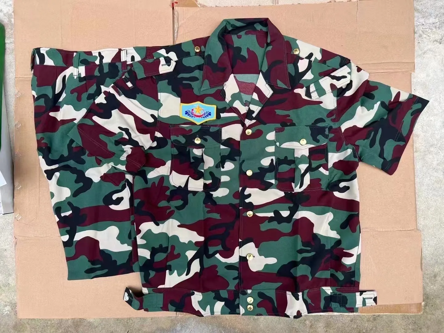 Chaqueta táctica camuflaje manga corta transpirable secado rápido - imagen 2