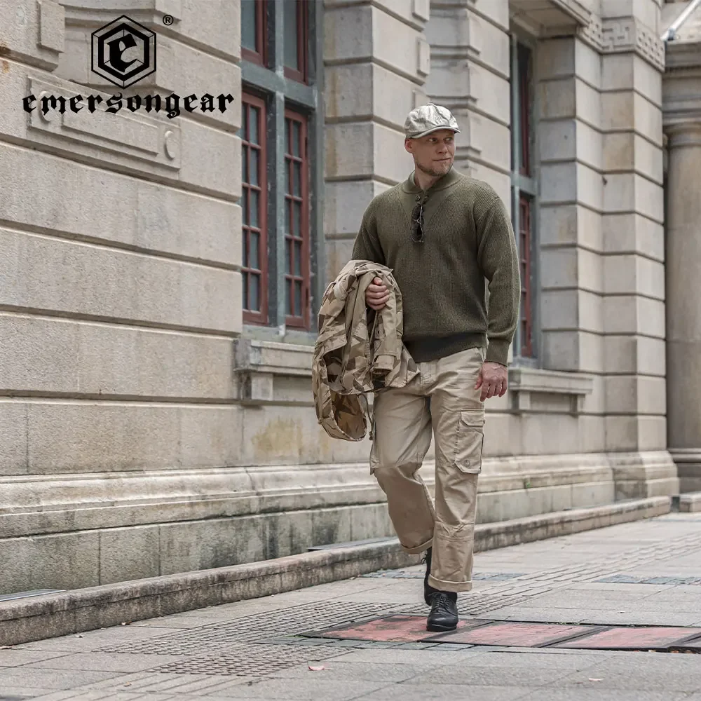 EmersonGear Sudadera táctica de lana con cuello alto cortaviento - imagen 3