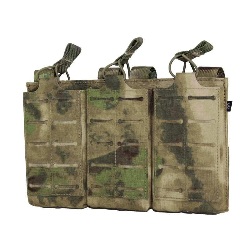 Bolsa táctica para cargadores rifle con corte láser MOLLE compacta - imagen 4