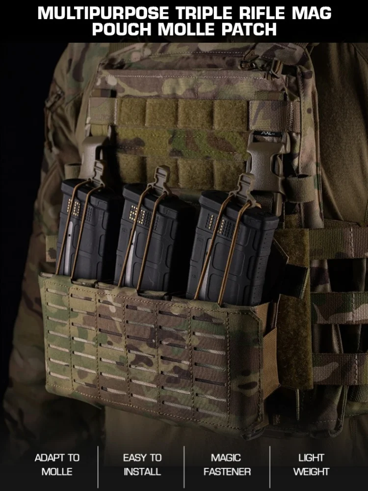 Panel MOLLE y configuración de montaje