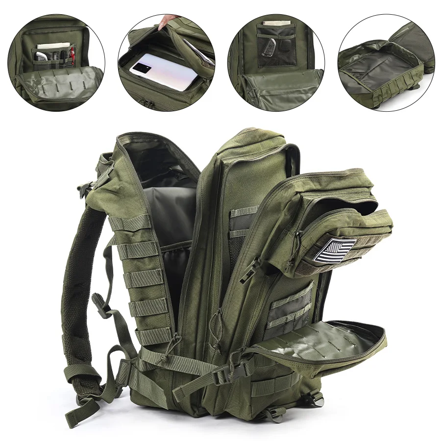 Mochila impermeable aire libre multifuncional para viajes y montañismo - imagen 4