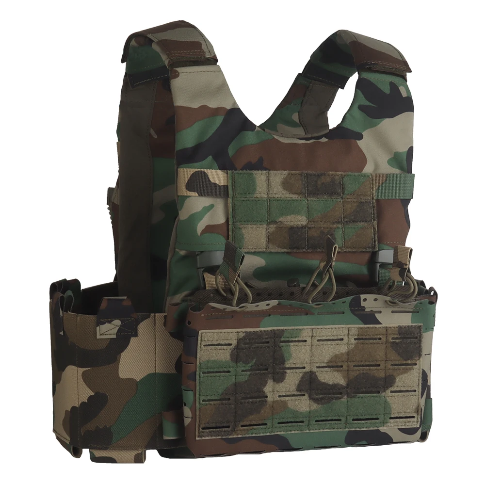 Chaleco portaplacas POSEIDON LV-119 MOLLE triple cargadores