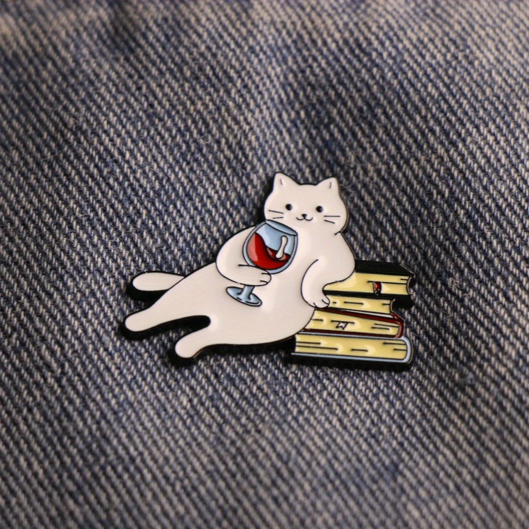 Pin de solapa esmaltado metálico para mochila y chaqueta - imagen 3