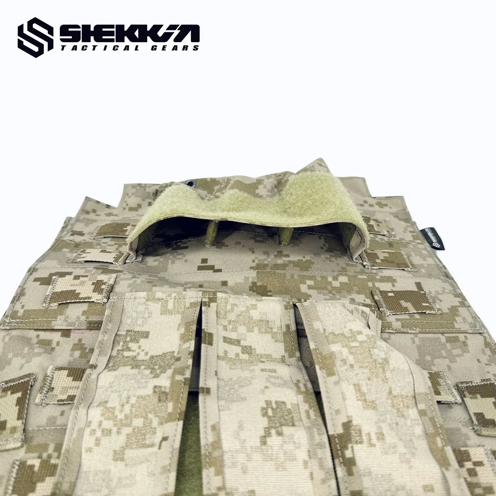 Shekkingears LBT 6094K placa frontal MOLLE para chaleco táctico AOR1 - imagen 5