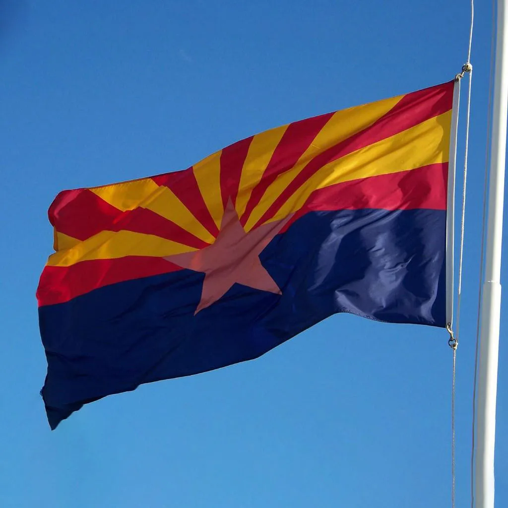 Banderín estado Arizona – Poliester decorativo para chaleco táctico - imagen 3