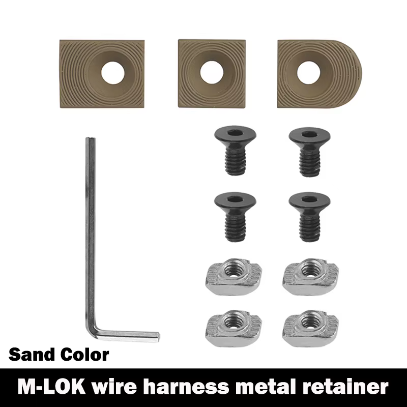 Linterna táctica metálica con láser y soporte M-LOK para cable - imagen 4
