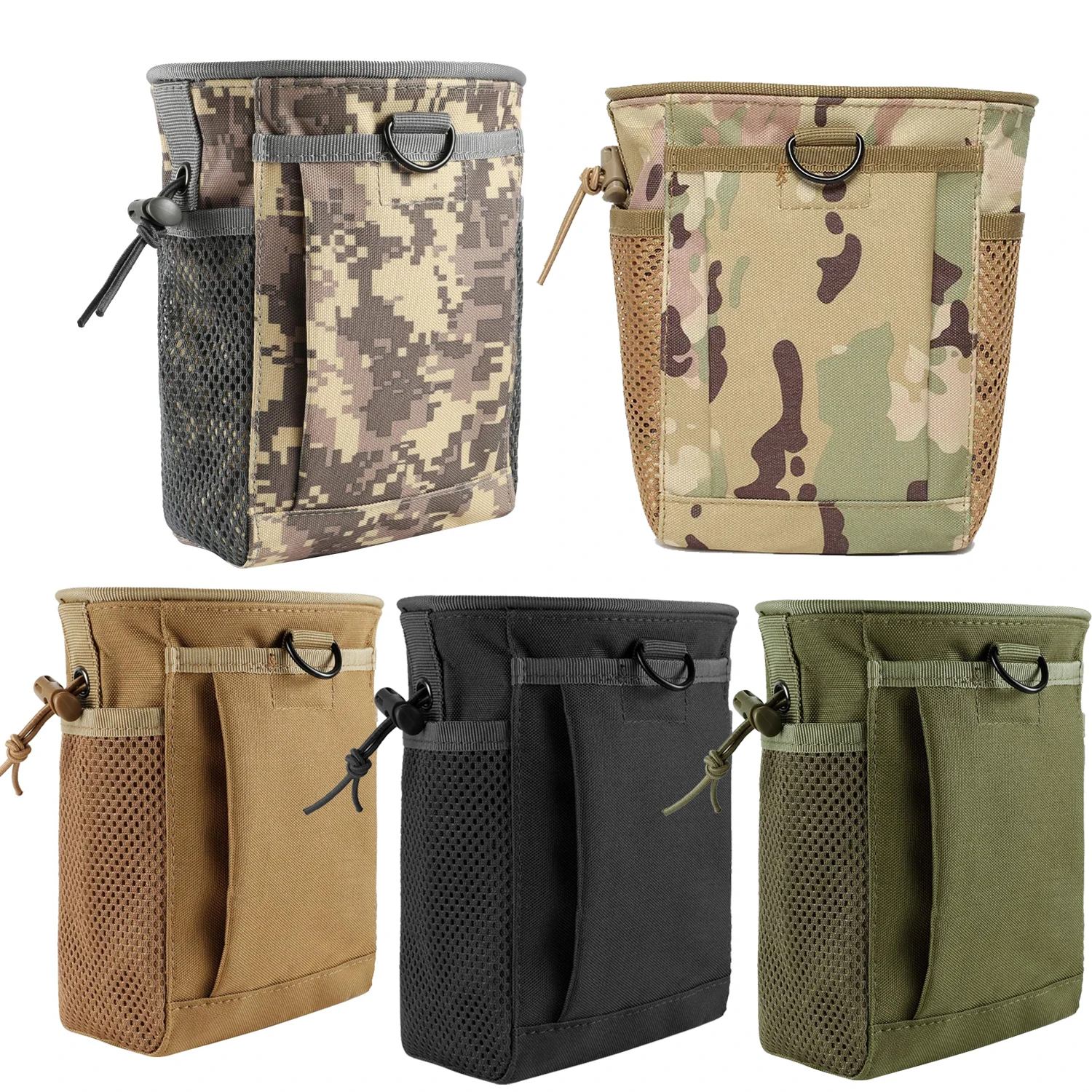 Bolsa táctica MOLLE con cordón para munición y cargadores - imagen 2