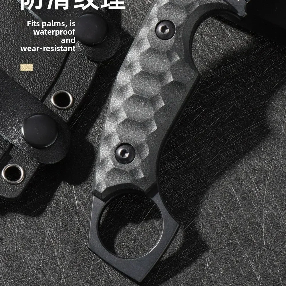 Nuevo Cuchillo de Hoja Fija con Funda