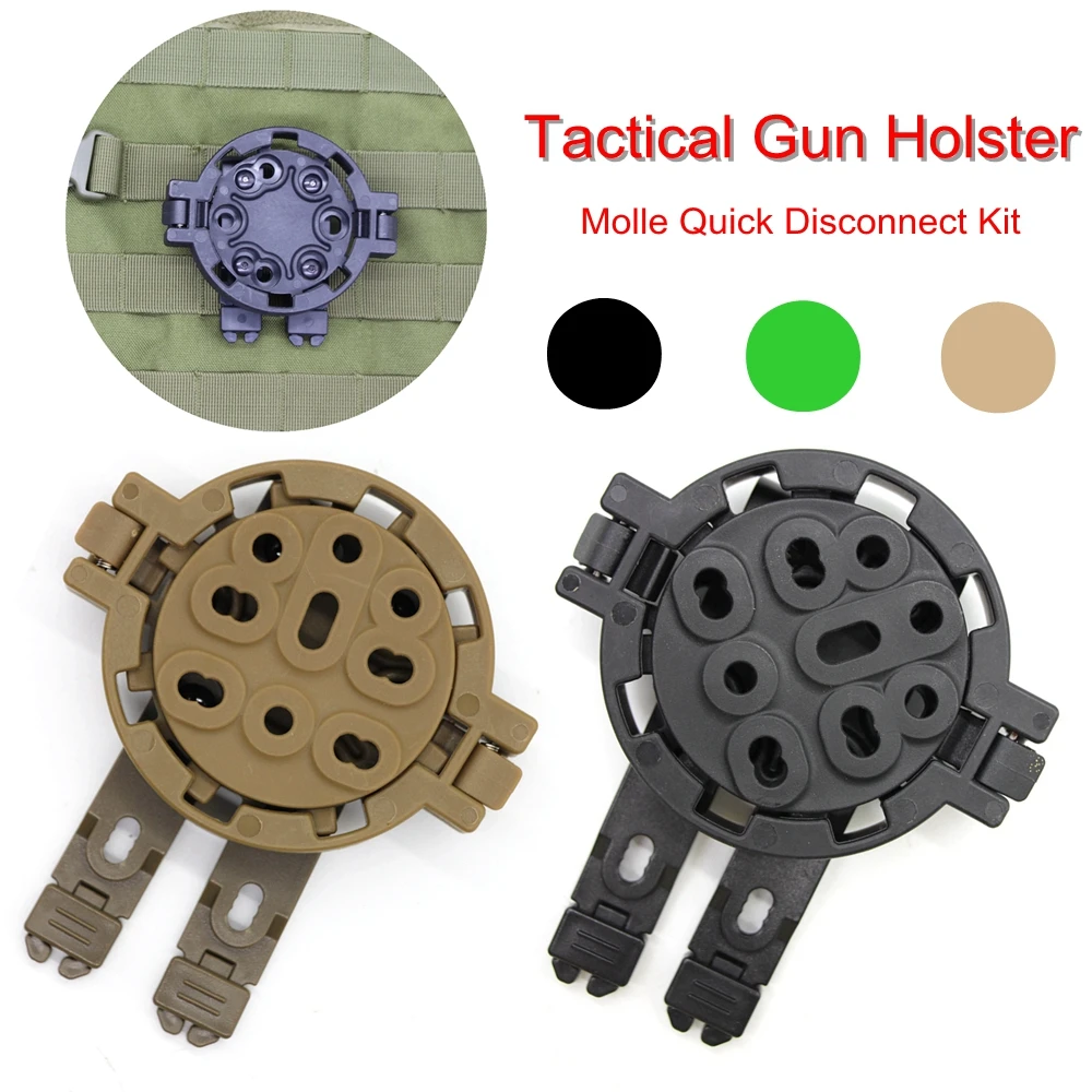 Glock 17 19 Funda táctica MOLLE desmontaje rápido 360° - imagen 2