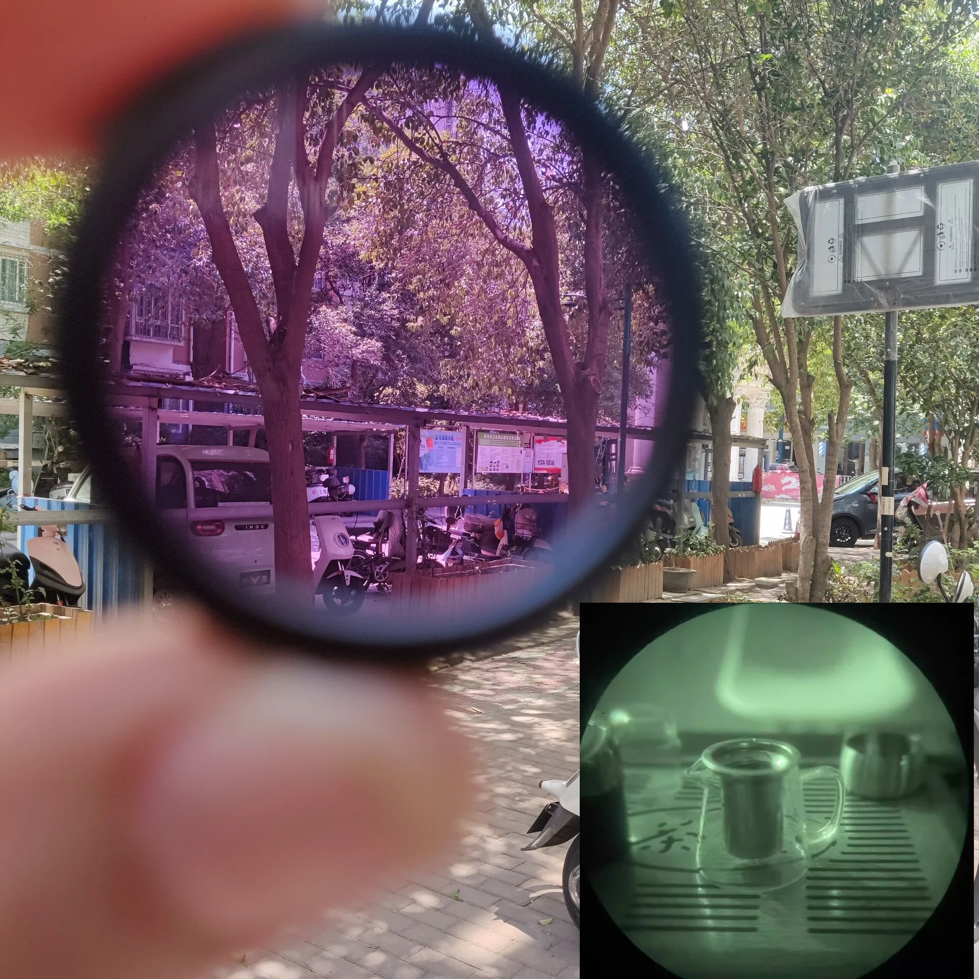 Lente filtro NVG morado/naranja para PVS-14 y ANVIS 1431 - imagen 3