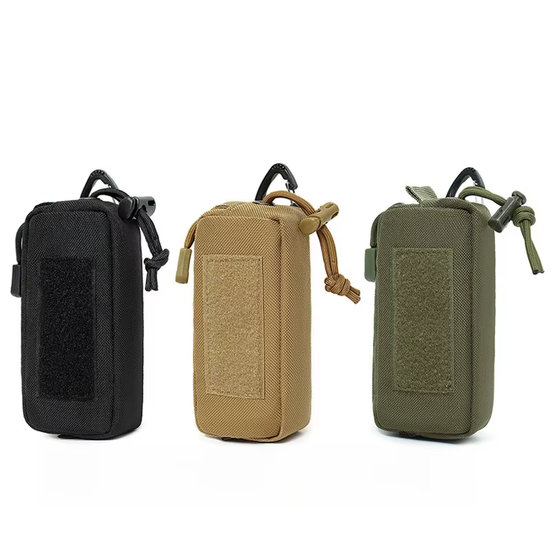 Vista de la cartera táctica en verde militar