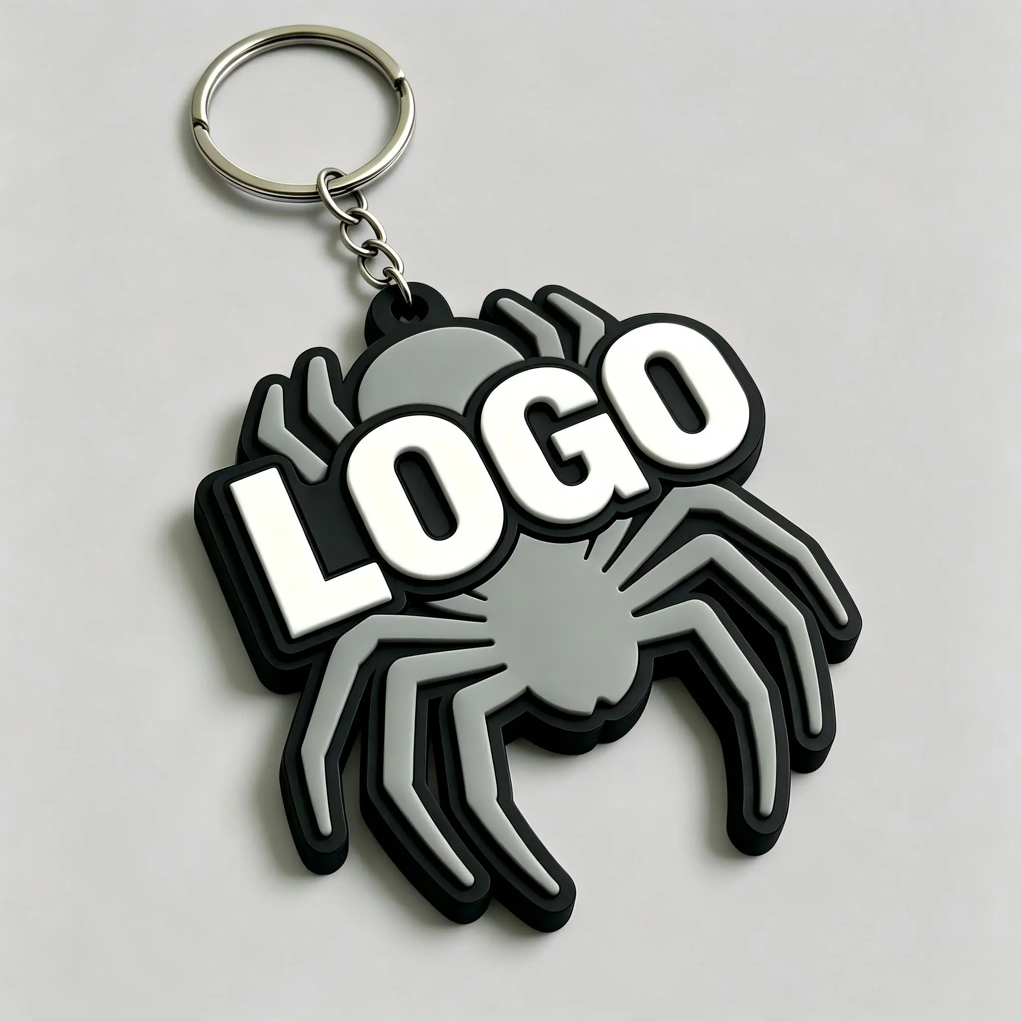Llavero personalizado táctico PVC suave 2D/3D con logotipo - imagen 3