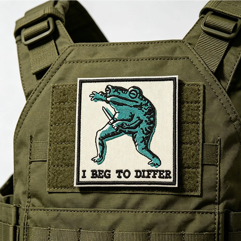 Parche táctico I Beg to Differ con velcro para mochila y chaqueta - imagen 2