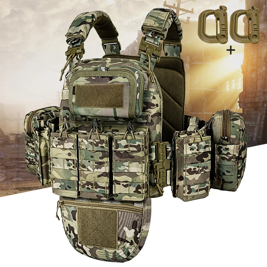 Chaleco de caza exterior con bolsas de agua desmontables - imagen 5