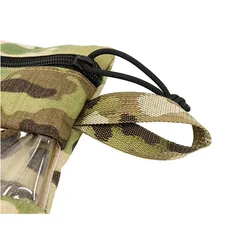 Bolsa táctica transparente lateral para mochila modular de caza