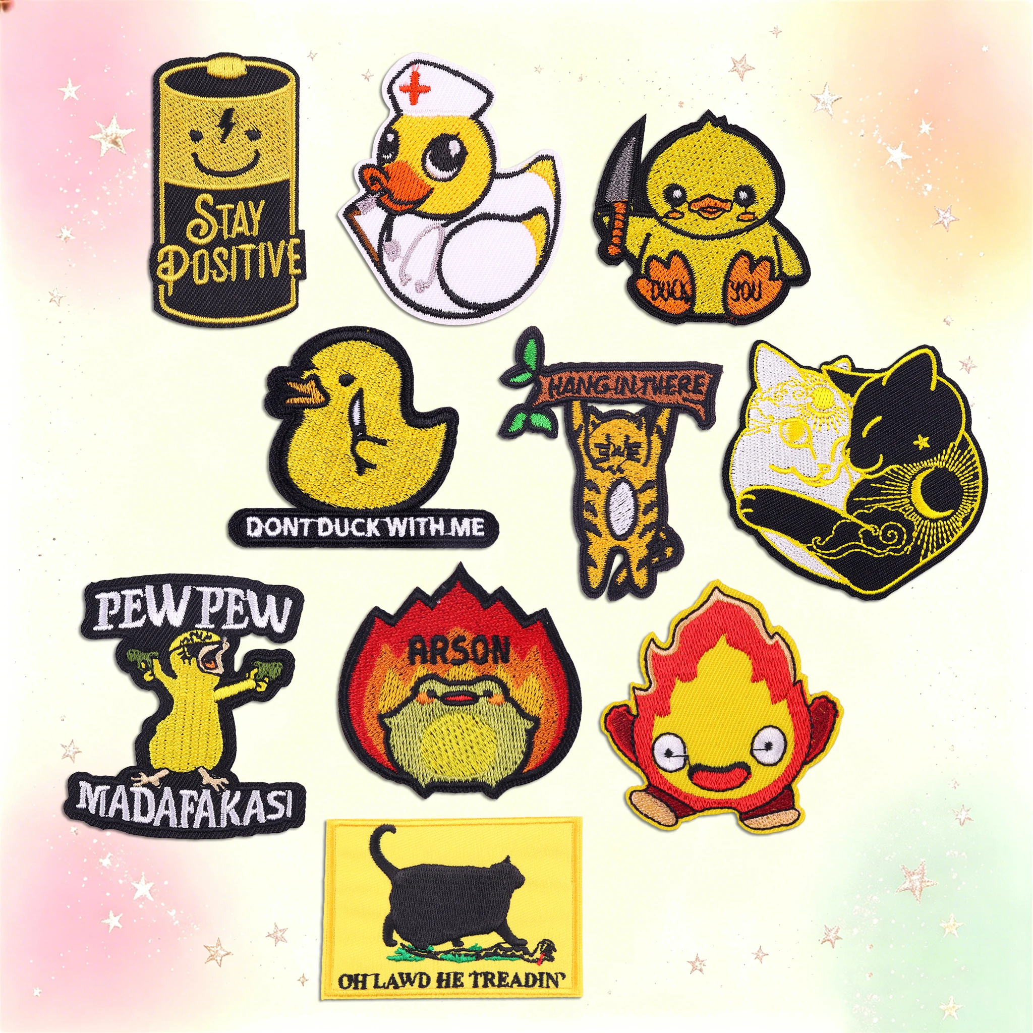 Parches termoadhesivos bordados de animales de dibujos – para jeans - imagen 5