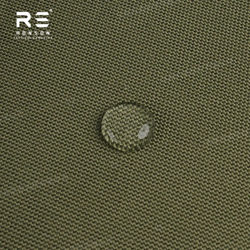 Tela Cordura Ronson NIR en PU, resistente al agua, verde oliva - imagen 5