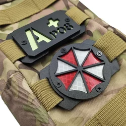 Parche lumínico de identificación para panel de mochila táctica