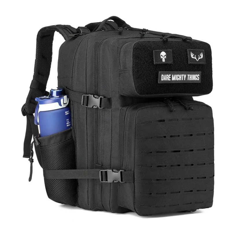 Mochila táctica MOLLE para senderismo con soporte de botella - imagen 2