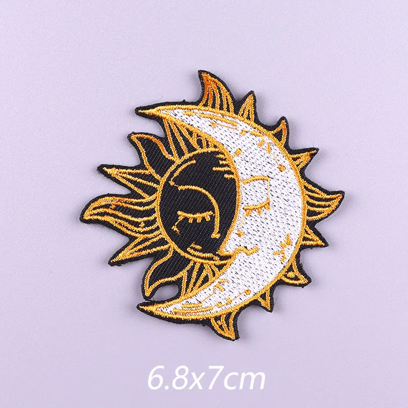 Sun Crystal parche termoadhesivo bordado seta dibujos fusible - imagen 3
