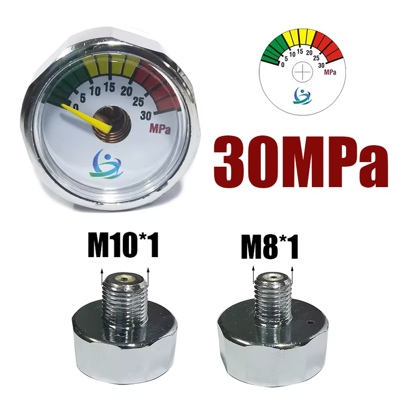 Mini manómetro regulación buceo – Indicador presión 40MPa - imagen 5