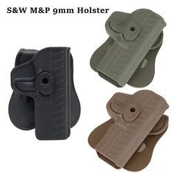 Funda táctica pistolera S&W M&P 9mm extracción rápida rotación 360°