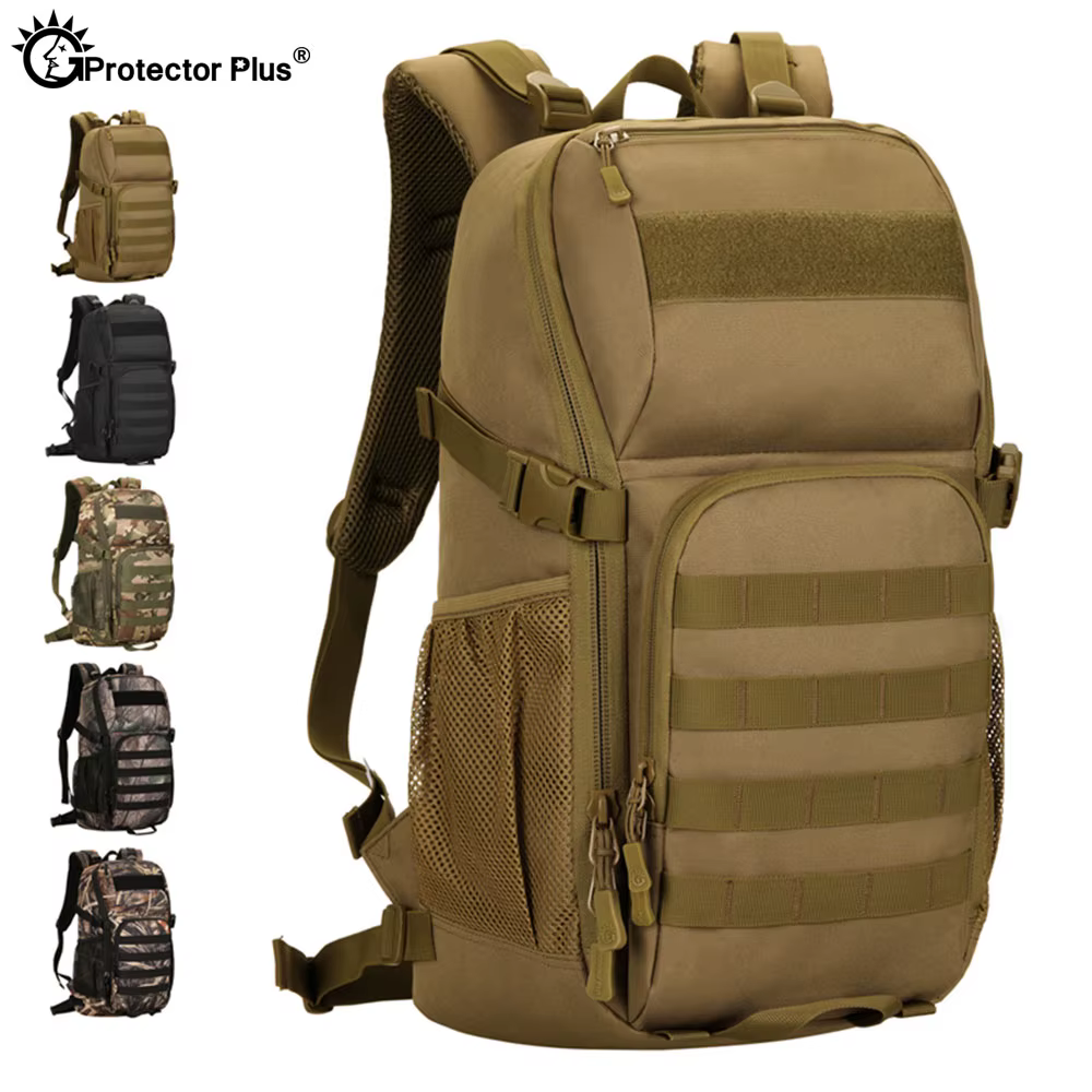 Mochila táctica PROTECTOR PLUS impermeable MOLLE para caza y camping