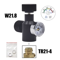 Cilindro CO2 recargable con adaptador W21.8-14 para aire comprimido