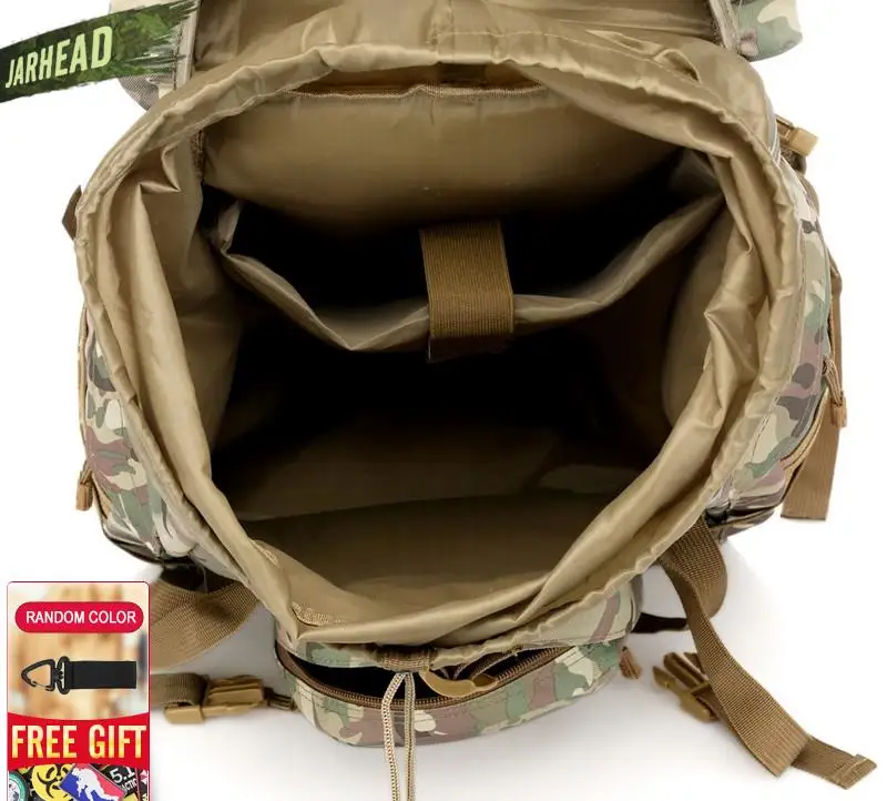 Mochila táctica impermeable 800D camuflaje para senderismo y viajes - imagen 5