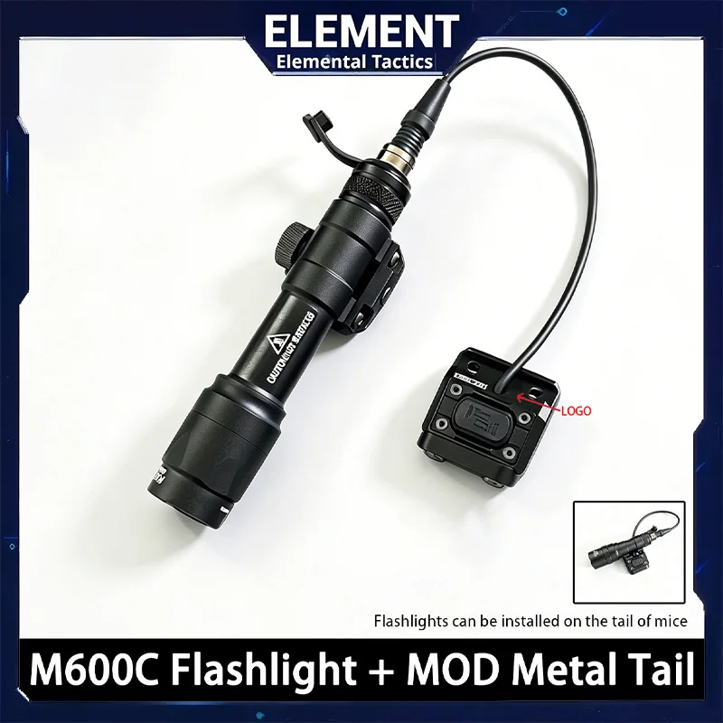 SureFire linterna táctica M600 con Modbutton Lite y rail 20 mm - imagen 5