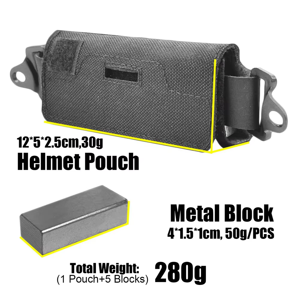 Bolsa contrapeso NVG para casco táctico - Accesorios Airsoft - imagen 3