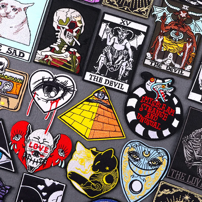 Parche táctico calavera dragón – Termoadhesivo para ropa o uniforme - imagen 5
