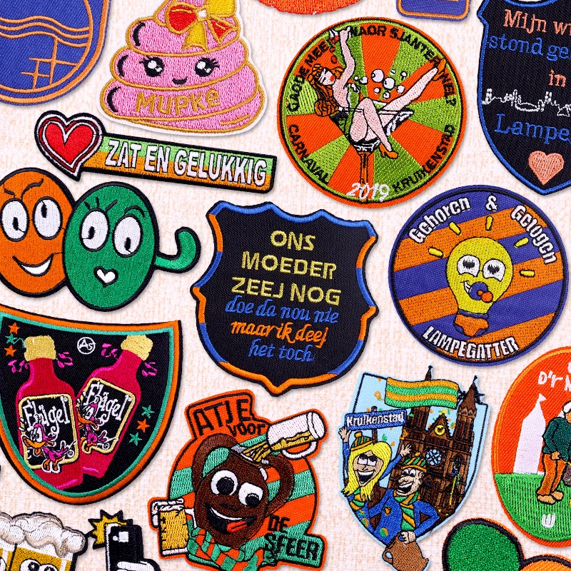Parche bordado termoadhesivo Carnaval Kruikenstad Tilburg – Insignia para ropa y mochilas - imagen 5