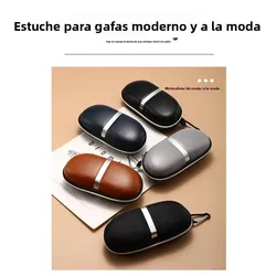 Estuche gafas Oxford PU con funda EVA, gancho y cremallera