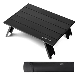 OneTigris Mini mesa plegable ultraligera de picnic para acampada
