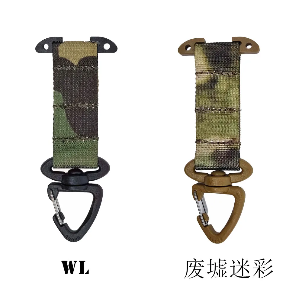 Gancho triangular MOLLE para cinturón, chaleco y llavero táctico - imagen 4