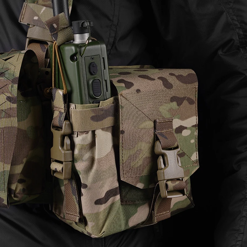 Bolsa táctica MOLLE para radio multifuncional grande Airsoft - imagen 3