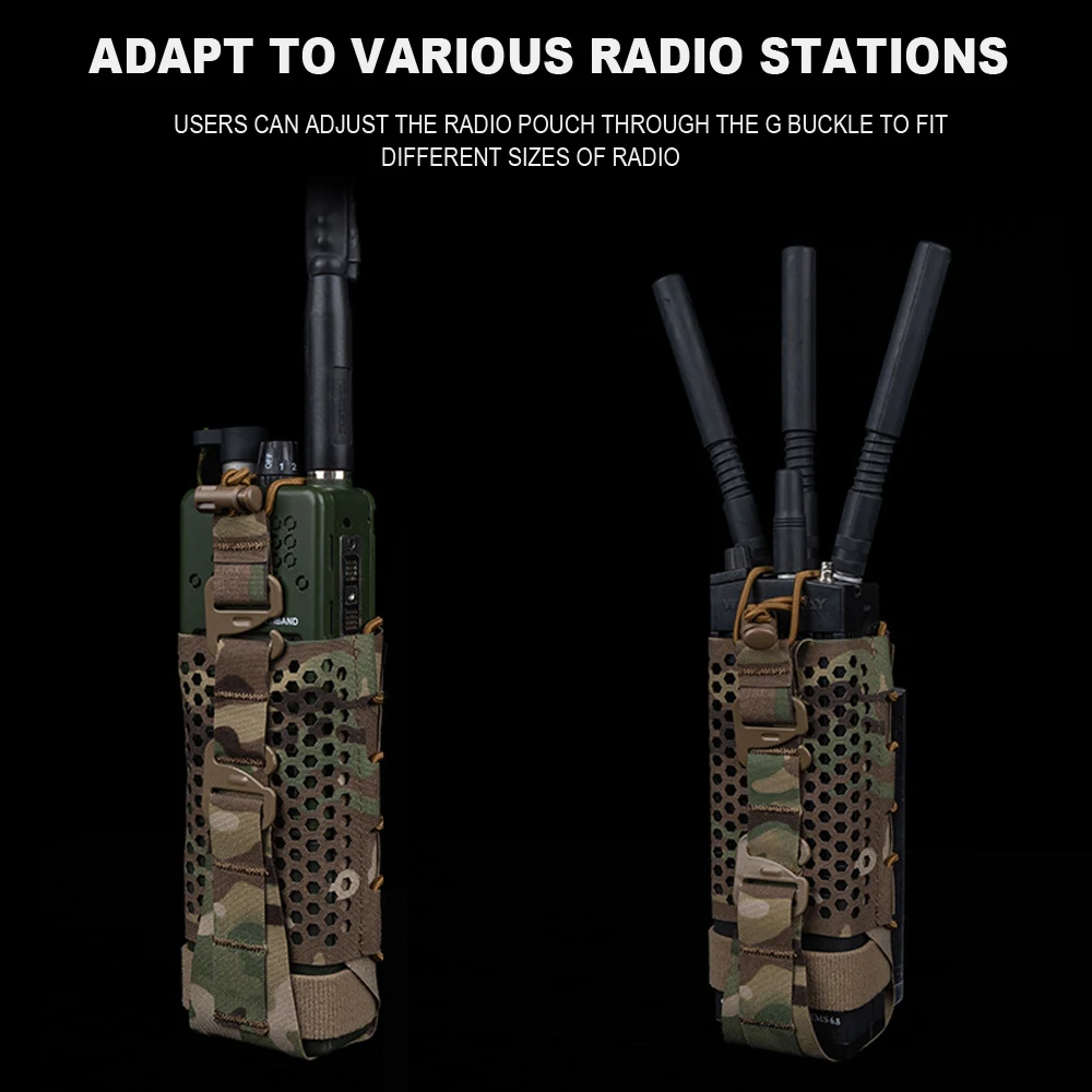 Bolsa MOLLE táctica para radio walkie-talkie - imagen 2